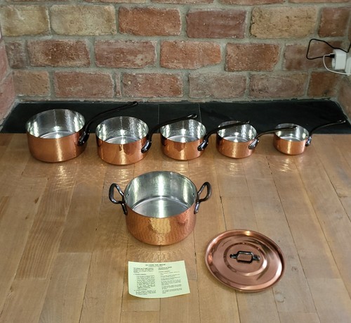 5er set kupfer töpfe - 5er,