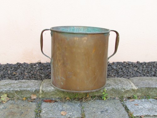 Großer alter kupfertopf topf - großer,