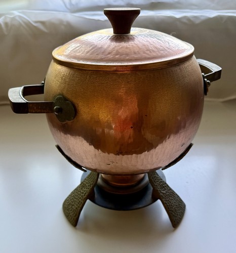 Alter kupfer messing fondue - kupfer,