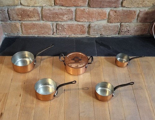 5er set kupfer töpfe - 5er,