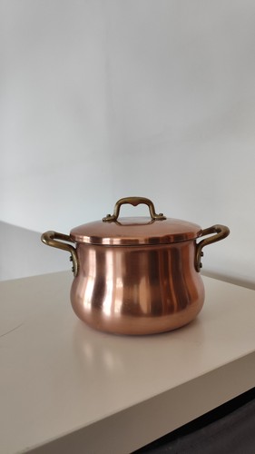 Kupfer kochtopf mit - kupfer,