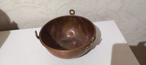 Alter kupfer schüssel - kupfer, /