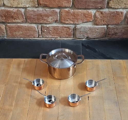 Kupfer topf und - kupfer, set