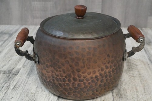 Vintage kupfer topf - vintage,