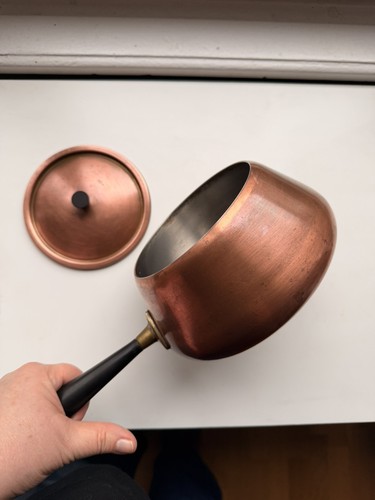 Fonduetopf aus kupfer - fonduetopf, von