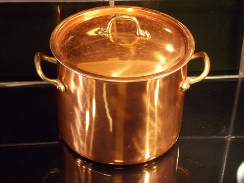 Vintage kupfer kochtopf - vintage,