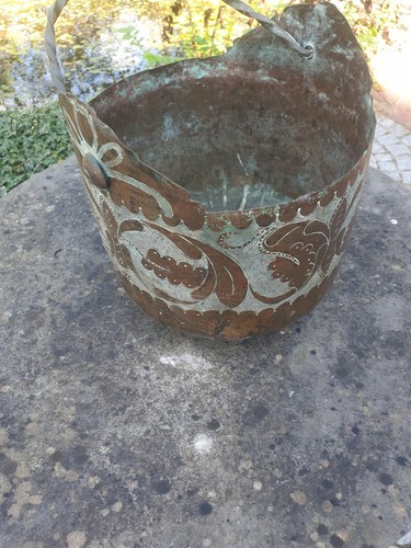 Jugendstil kupfertopf antik - jugendstil,