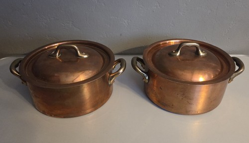 Vintage kupfertöpfe töpfe - vintage,