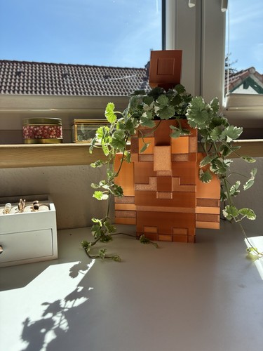 Kupfer golem blumentopf - golem,