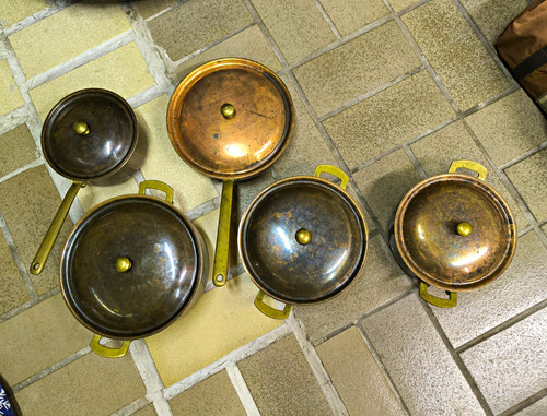 Kupfertopf set der firma - kupfertopf,