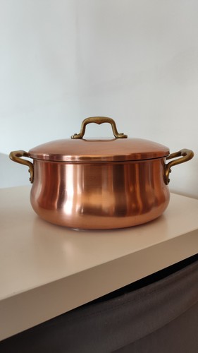 Kupfer kochtopf mit - kupfer,