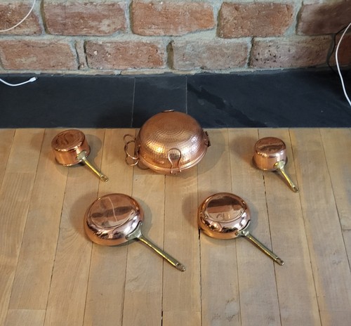 5er set kupfer töpfe - set,