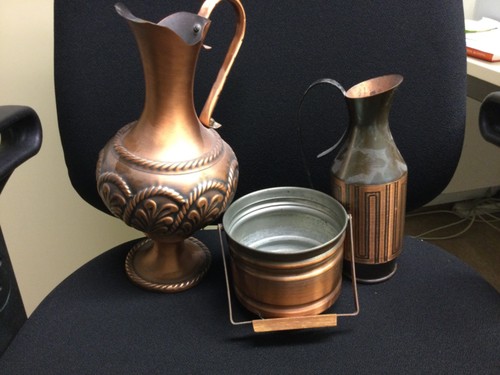 Kupfer vase krug topf - kupfer,