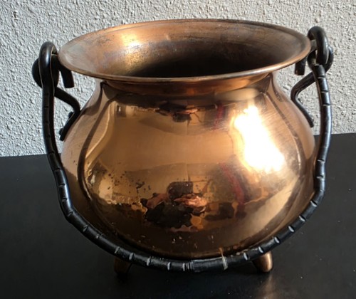 Vintage kupferkessel übertopf - vintage,