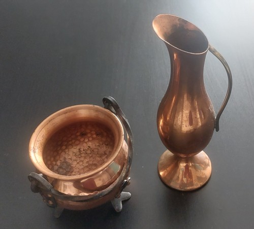 Vintage kupfer deko - kupfer, deko-set